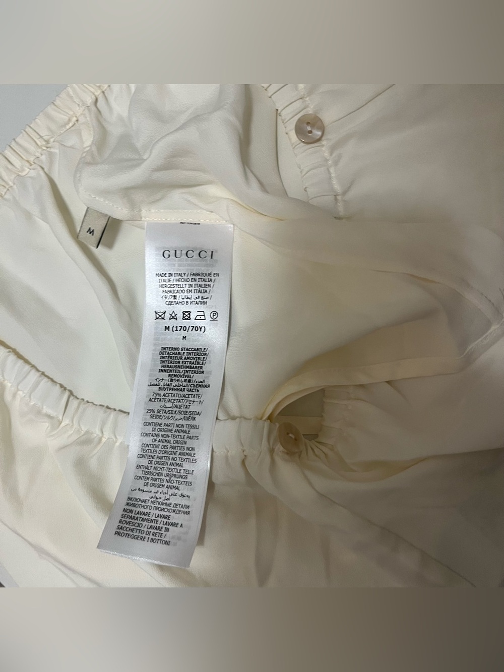 $2150 Gucci X Adidas Wool Mohair Knit Jogger w Removable Silk Shorts, Medium - Picture 15 of 15